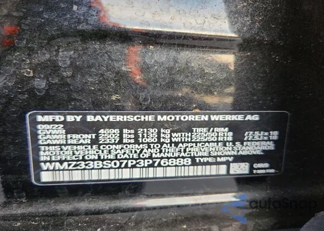 2023 Mini Cooper Jcw Countryman All4 z USA, uszkodzony, nr VIN WMZ33BS07P3P76888